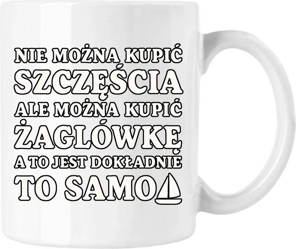 Vitorlás humor bögre fehér 330ml