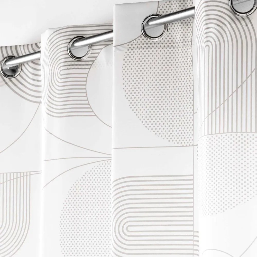 Fehér függöny 140x280 cm Esquisse – douceur d'intérieur