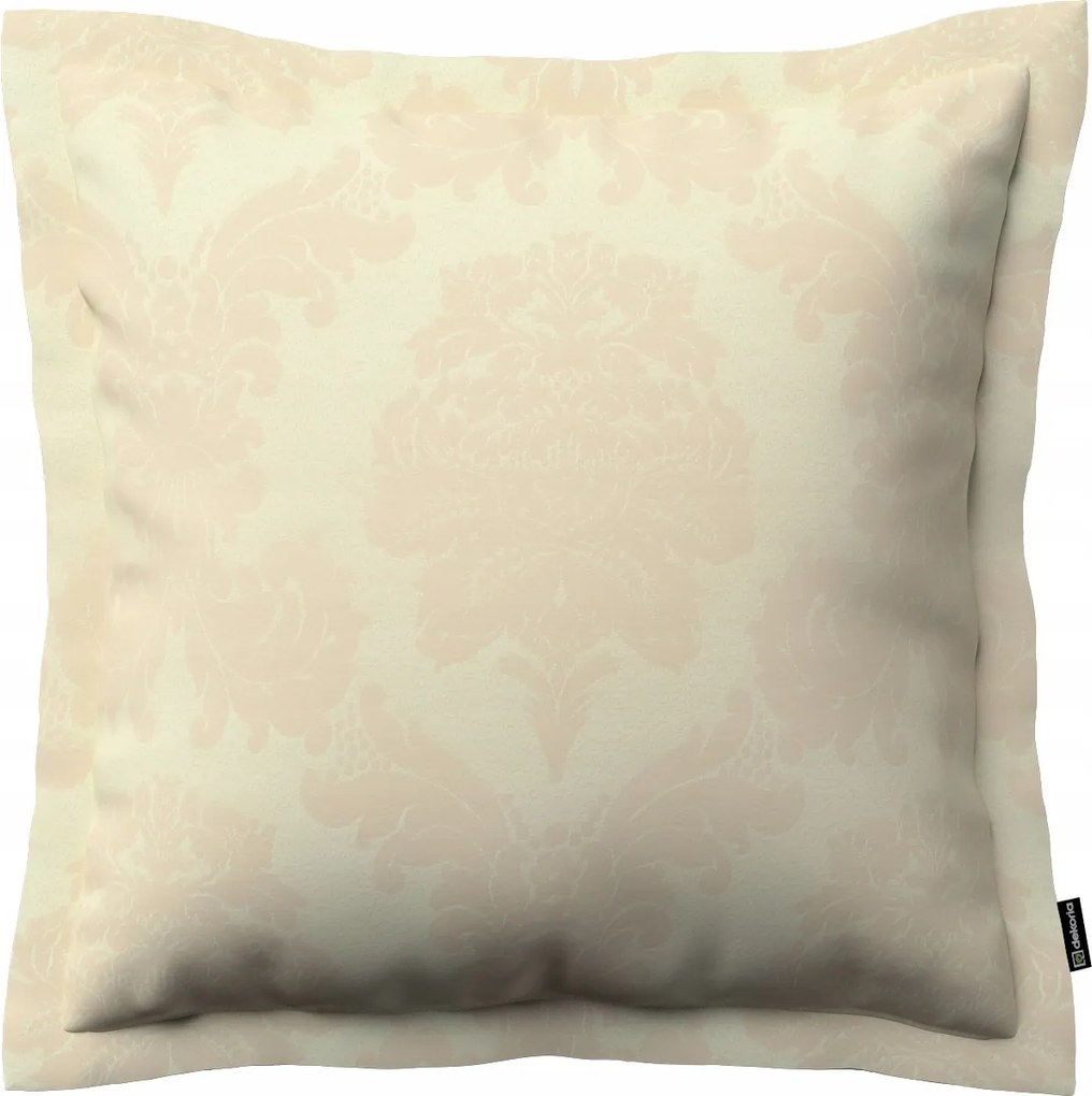 Párnahuzat 45x45 akantusz levelek ekrü háttérrel