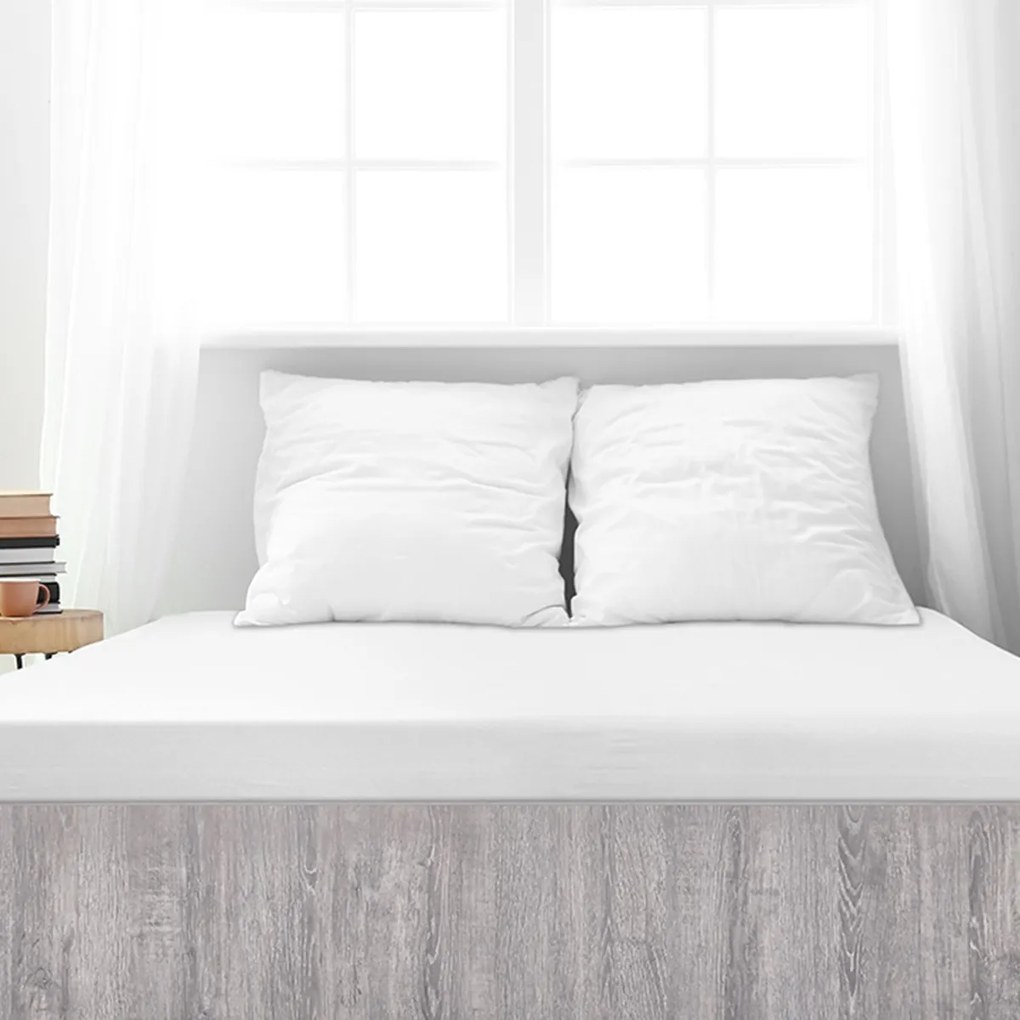 4Home Mako jersey lepedő fehér, 90 x 200 cm