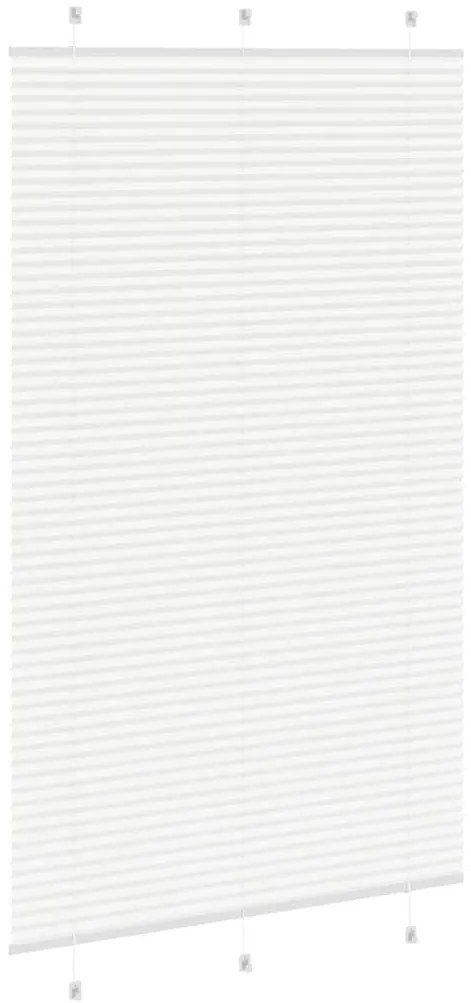 pliszírozott redőny Fehér 115x200cm szövetszélesség 114,4cm