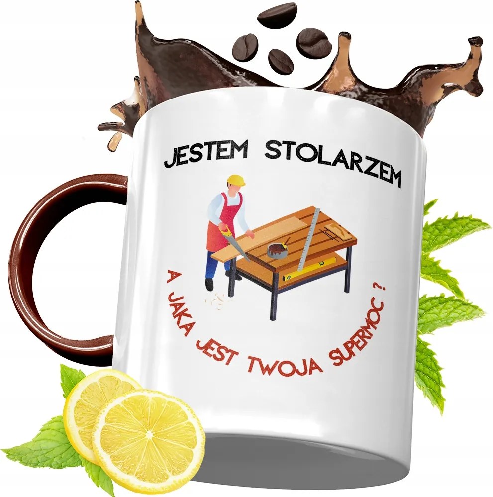 Bordó Bögre Asztalosnak Születésnapra Ajándék fényképes nyomattal