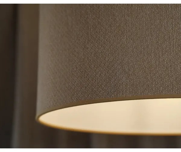 Duolla - Csillár zsinóron ROLLER ECO RECYCLING 1xE27/15W/230V átm. 45 cm krémes