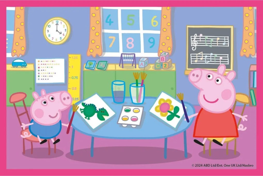 Peppa malac Duck Pond mesekocka 6 db-os Clementoni