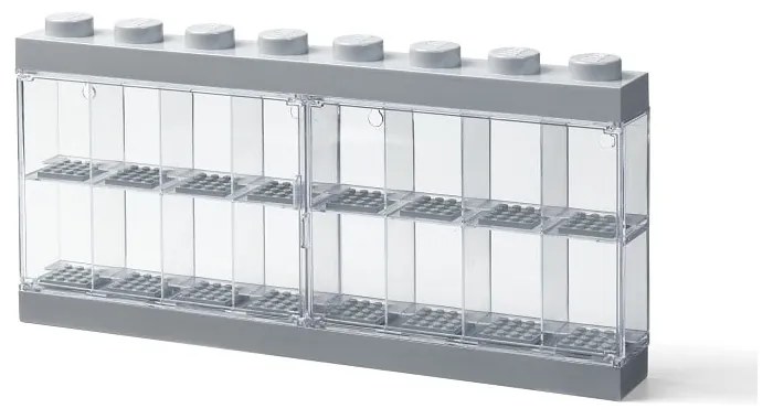 Szürke gyűjtőszekrény 16 minifigurához - LEGO®