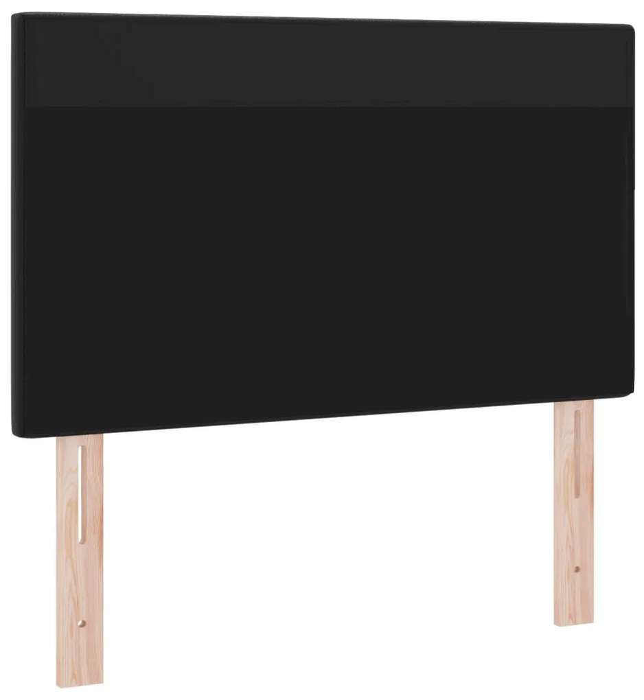 Fejtámla Egyszerű Dizájn Fekete 90 cm Műbőr