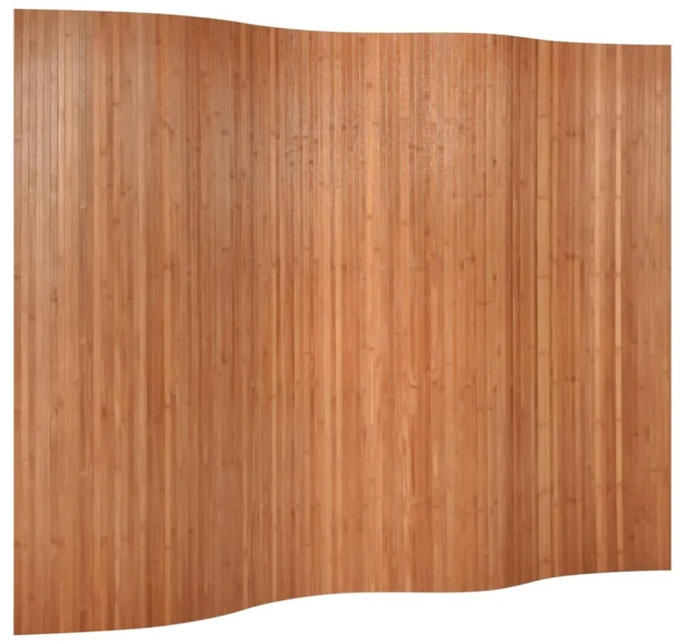 barna bambusz térelválasztó 165 x 250 cm