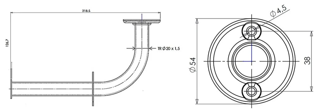 AQUALINE 8009 WC-papír tartó, fehér