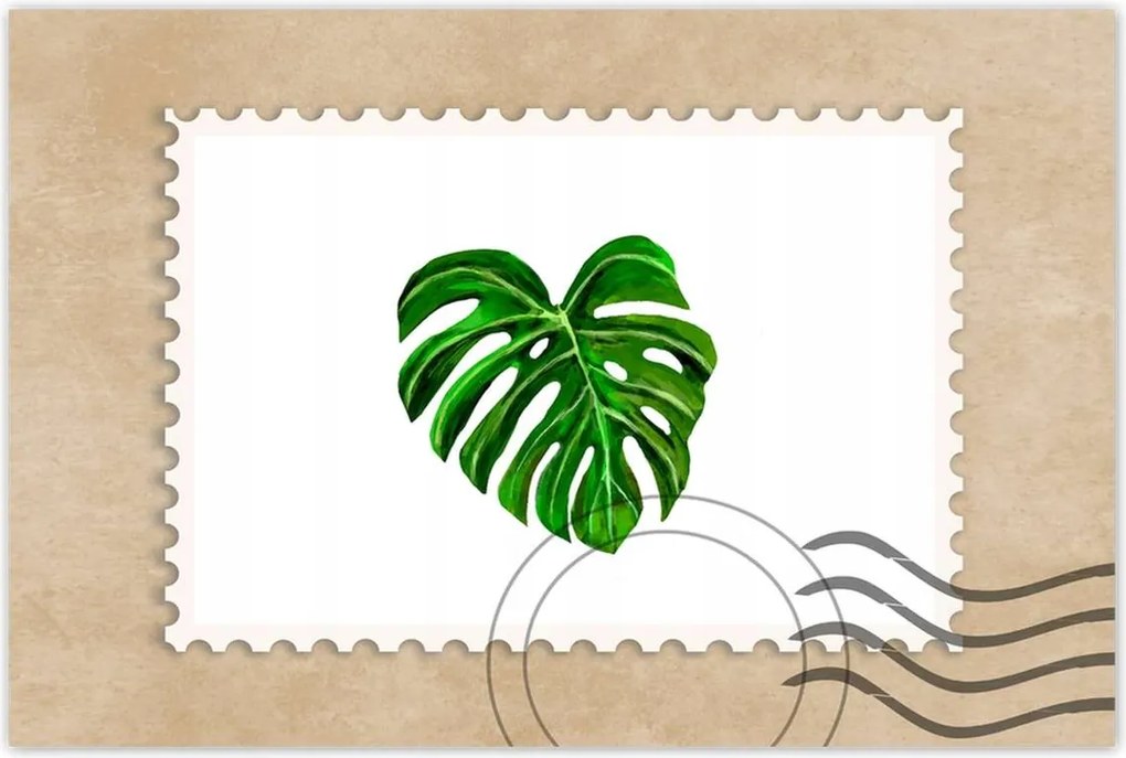 Poszterek 120x80 Monsera levél lyukas