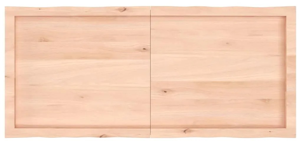 kezeletlen tömör fa asztallap 120x50x(2-6) cm