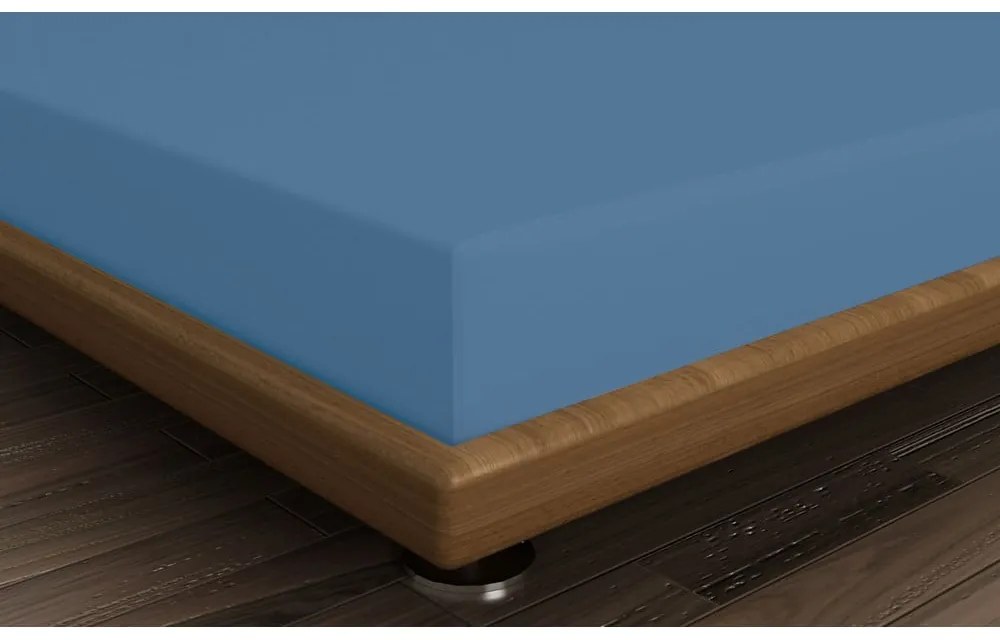 Kék gumis pamut lepedő 140x200 cm – Mijolnir