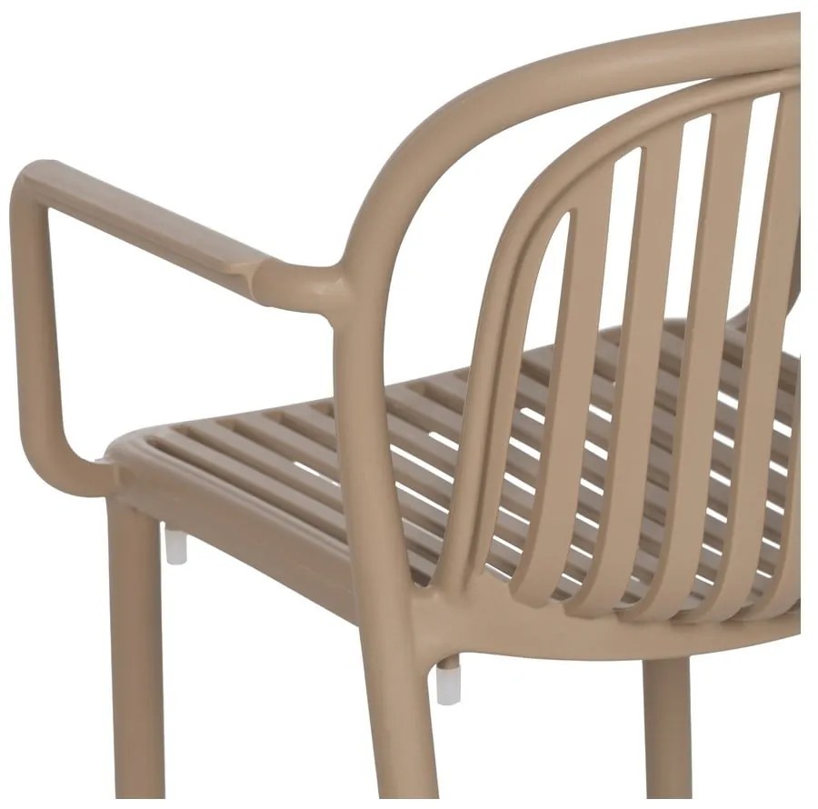 Bézs műanyag étkezőszék Alia – Ixia