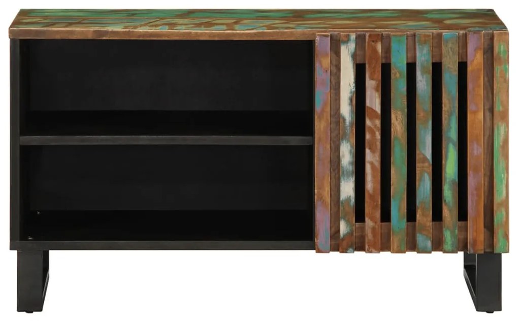 tömör akácfa TV-szekrény 80 x 34 x 46 cm