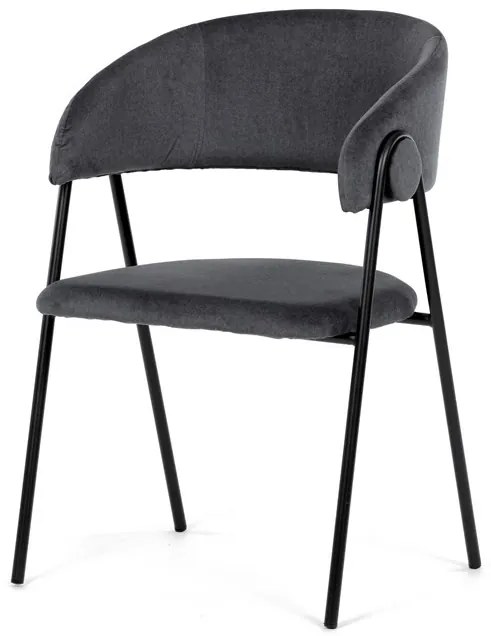 Szürke Bársony Étkezőszék. DCL-X7130 GREY2