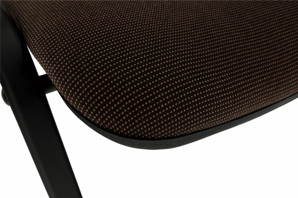 Irodai szék, barna, ISO NEW