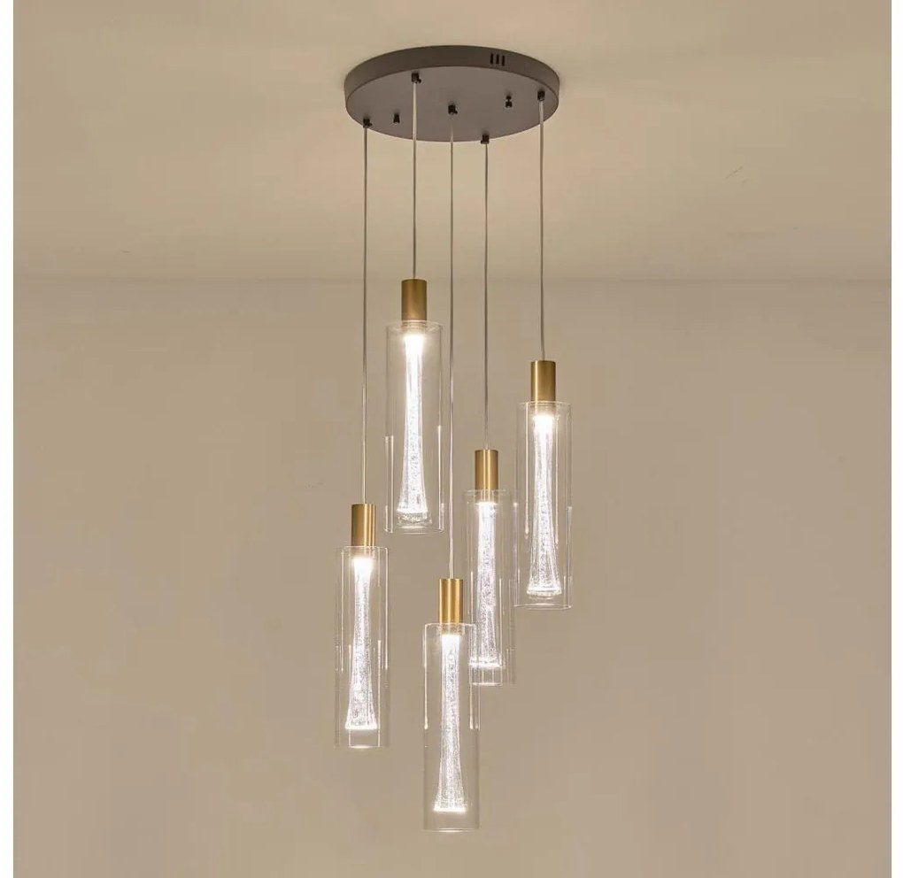 LED Csillár zsinóron LED/38W/230V 3000K