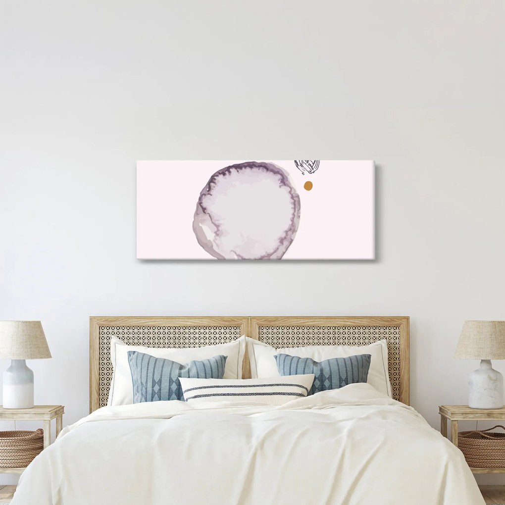 Kép - Lila minimalizmus N⁰4 (120x50 cm)