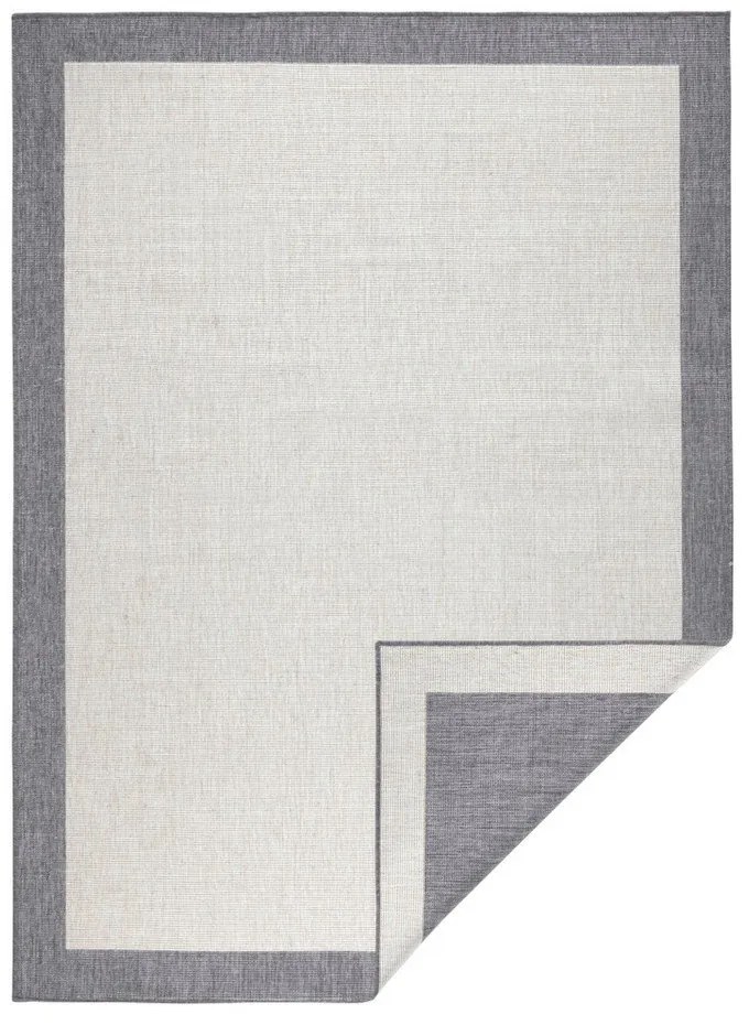 Panama szürke-krémszínű kültéri szőnyeg, 80 x 250 cm - NORTHRUGS