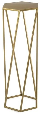 Virágállvány 70x24 cm arany színben