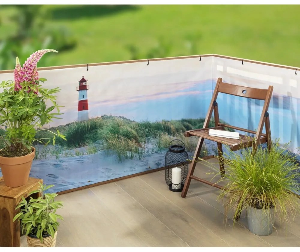 Műanyag belátásgátló erkélyre 500x85 cm North Sea Coast – Maximex