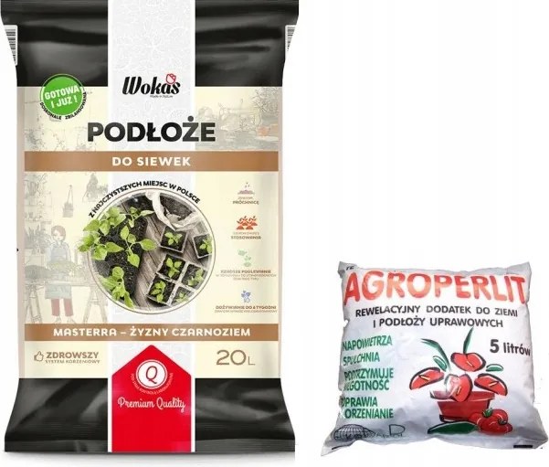 20l Foltvarrás Alapozó 5l Perlit Vízáteresztő Föld