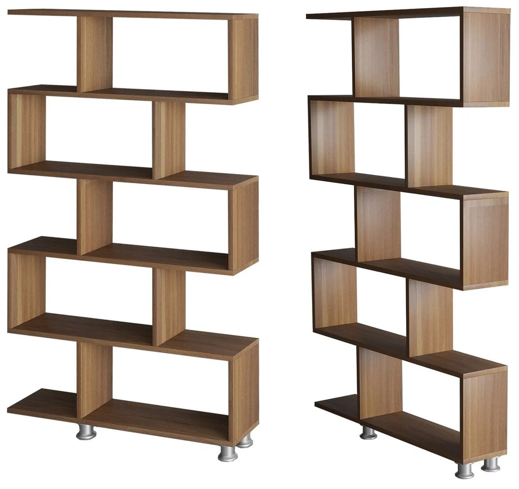 könyvespolc Nilüfer - Walnut