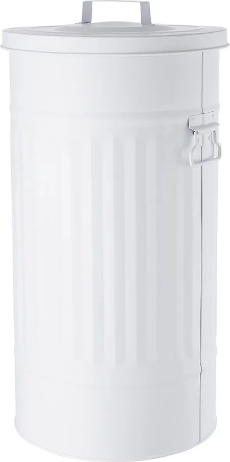 ZINC szemetesvödör/tárolóvödör, fehér 40 l