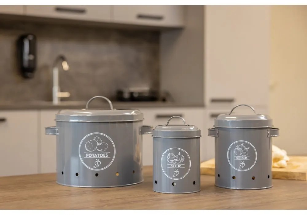 Burgonyatartó acél doboz Secret Du Potager – Esschert Design