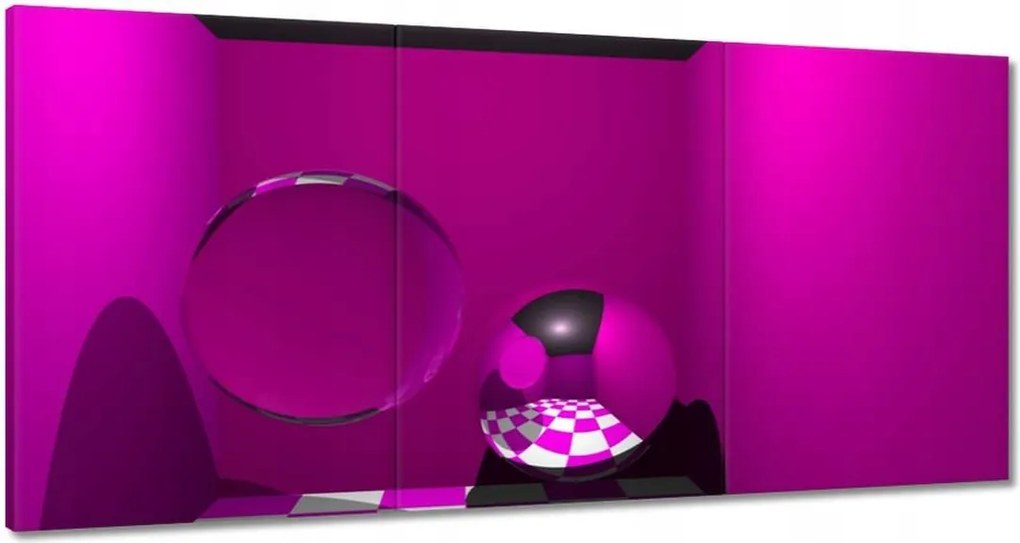 Vászonkép 120x60 Lila szoba