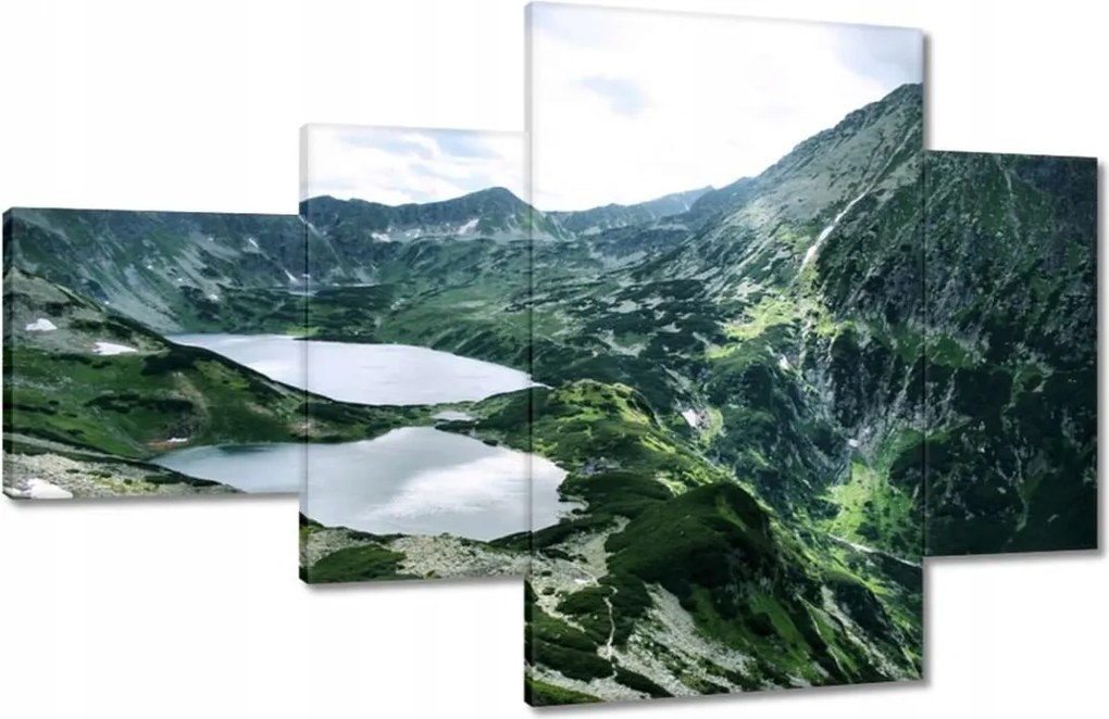 Vászonkép 130x80 Tátra Völgy 5 tó