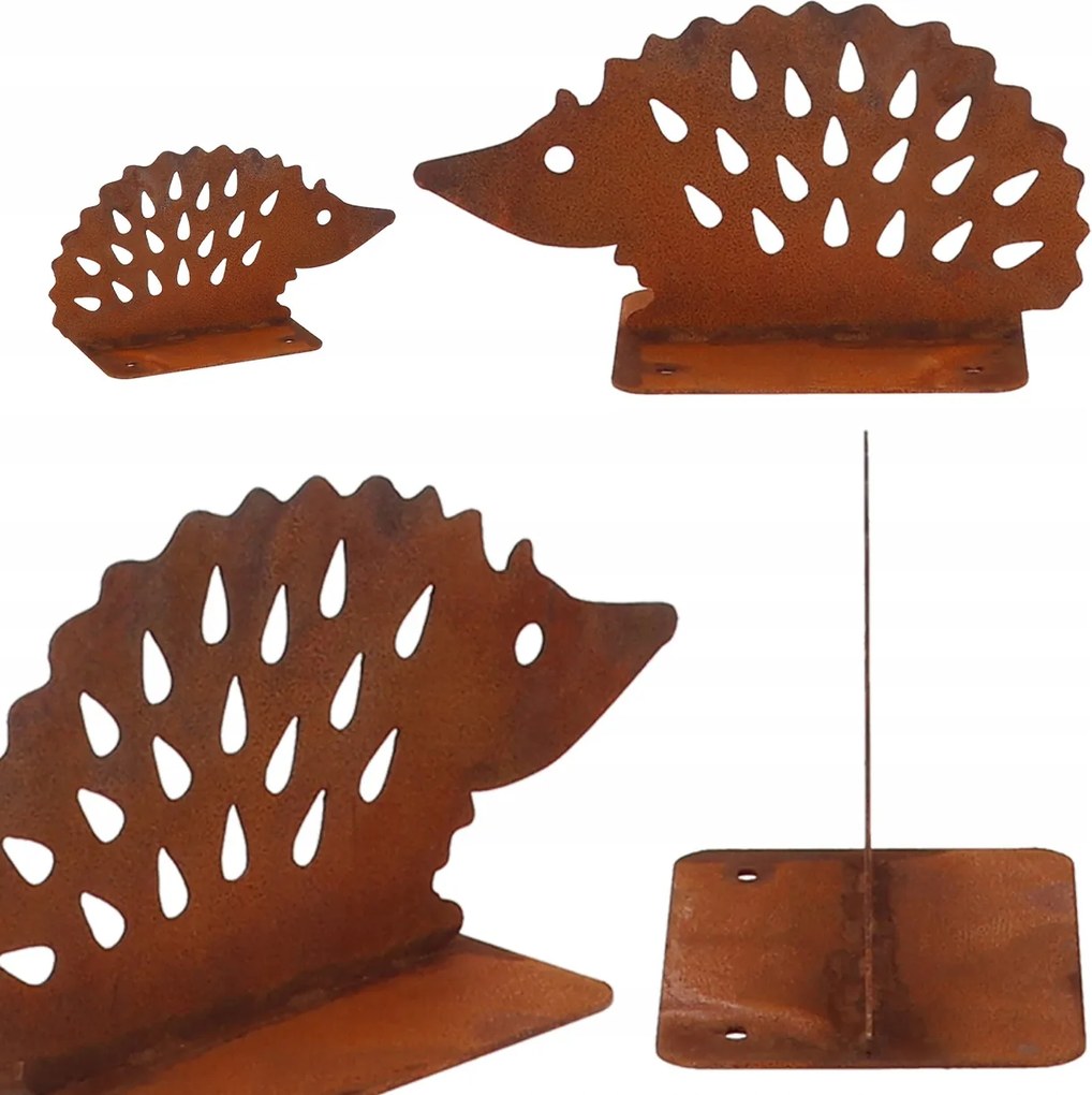 Süni fém dekoratív h10,3 cm Acél Corten terasz kert dekoráció