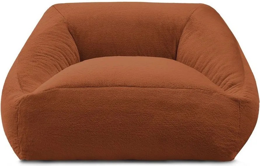 Narancssárga műszőrme babzsákfotel Lilibet – Bobochic Paris