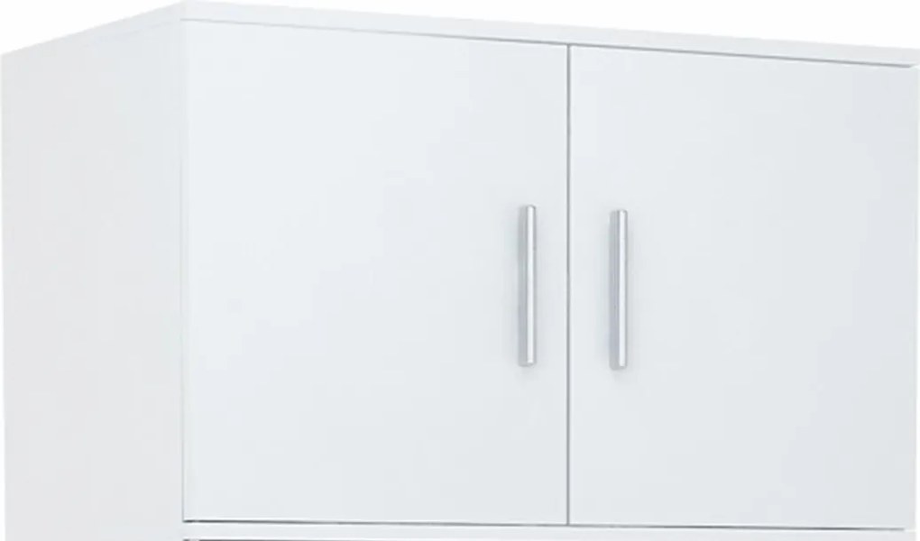 Bodo 2D2S kétajtós gardróbszekrény Fehér Ufc