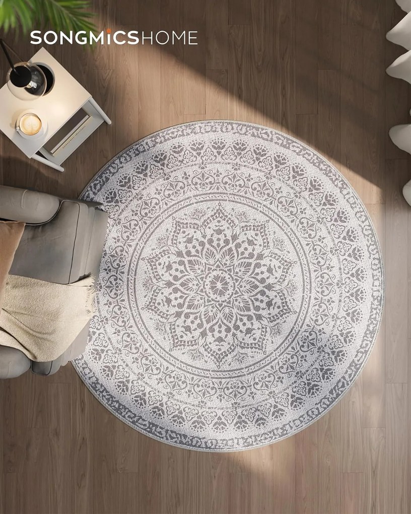 nappali szőnyeg, 160 cm átmérő, szürke