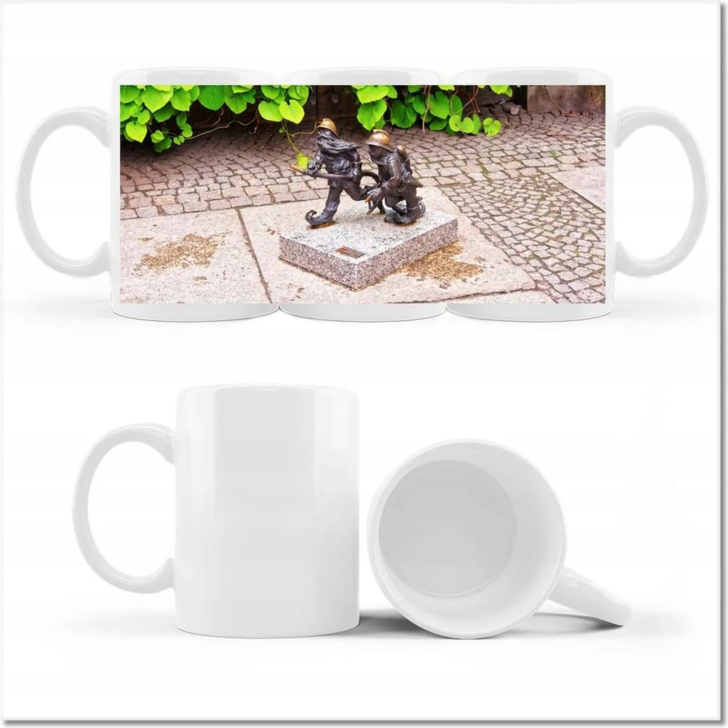 Nyomott mintás bögre Törpék Tűzoltók Boroszló