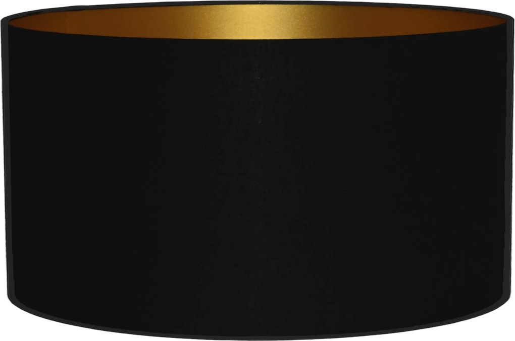 Lámpabúra Álló Lámpabúra Függő Henger 35/20cm E27 Fekete Arany Mirano