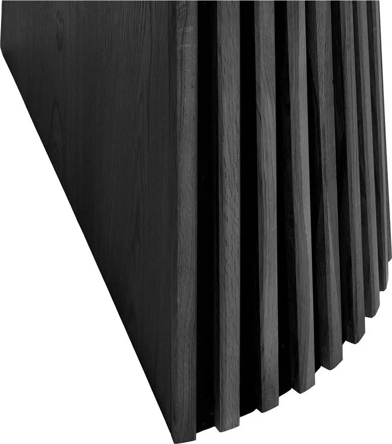 Kerek bővíthető étkezőasztal tölgyfa dekoros asztallappal hosszabbító asztallappal ø 120 cm Osaka – House Nordic