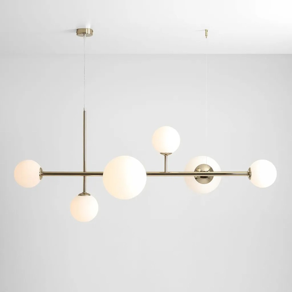 ALDEX 1092K30 DIONE Modern Függesztett Lámpa Fehér, Arany IP20