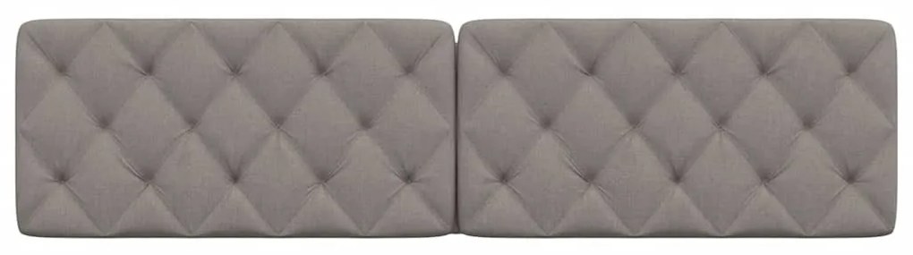 tópszínű szövet fejtámla párna 200 cm