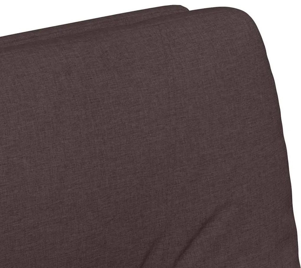 Kerekes Étkező Székek 2 pcs sötétbarna 57 x 67 x 95 cm szövet