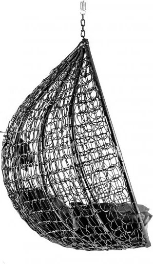 AKCIÓ Fekete függőszék KOKON állvány nélkül II. minőség