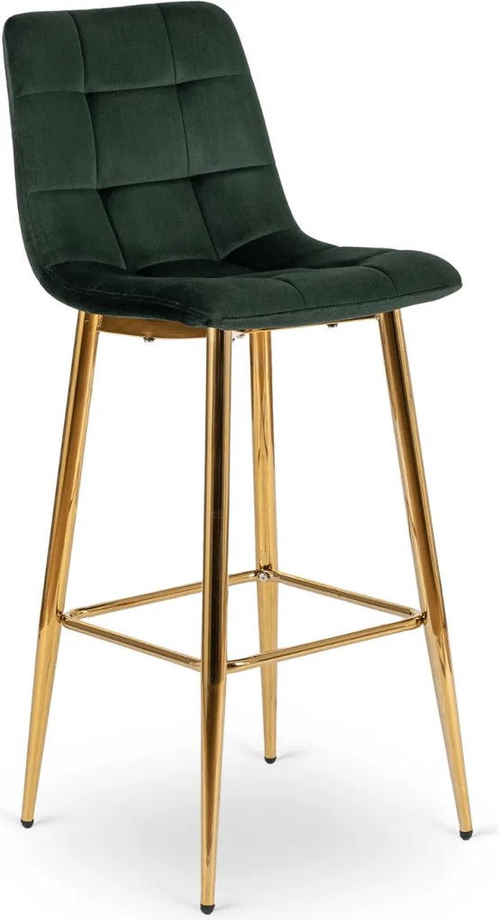 Bárszék zöld bársony, ARIEL