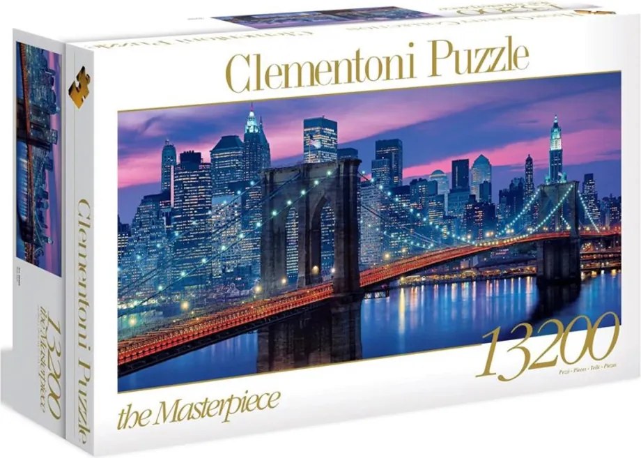 New York Brooklyn Bridge 13200 db-os puzzle Clementoni