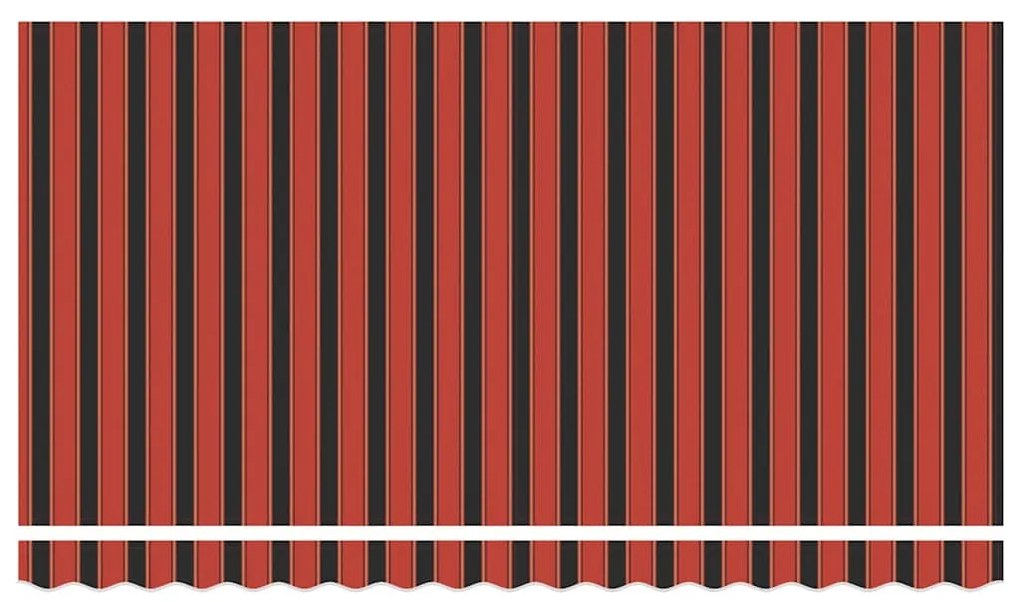Behúzható napellenző Sokszínű 350 x 200 cm Pamut és Alumínium