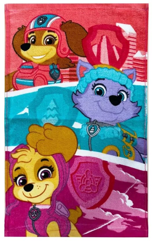 Mancs Őrjárat Mighty Trio kéztörlő, arctörlő, törölköző 30x50cm