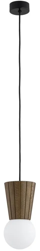 Argon 8952 - VOLANTE fürdőszobai függőlámpa kábellel 1x G9/6W/230V IP44 barna