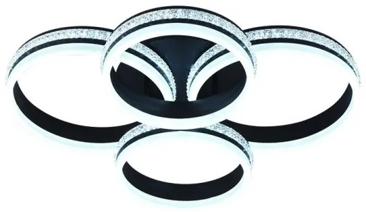 LED fényerőszabályozható felületre szerelhető mennyezeti csillár LED/150W/230V 3000-6500K + távirányítóval