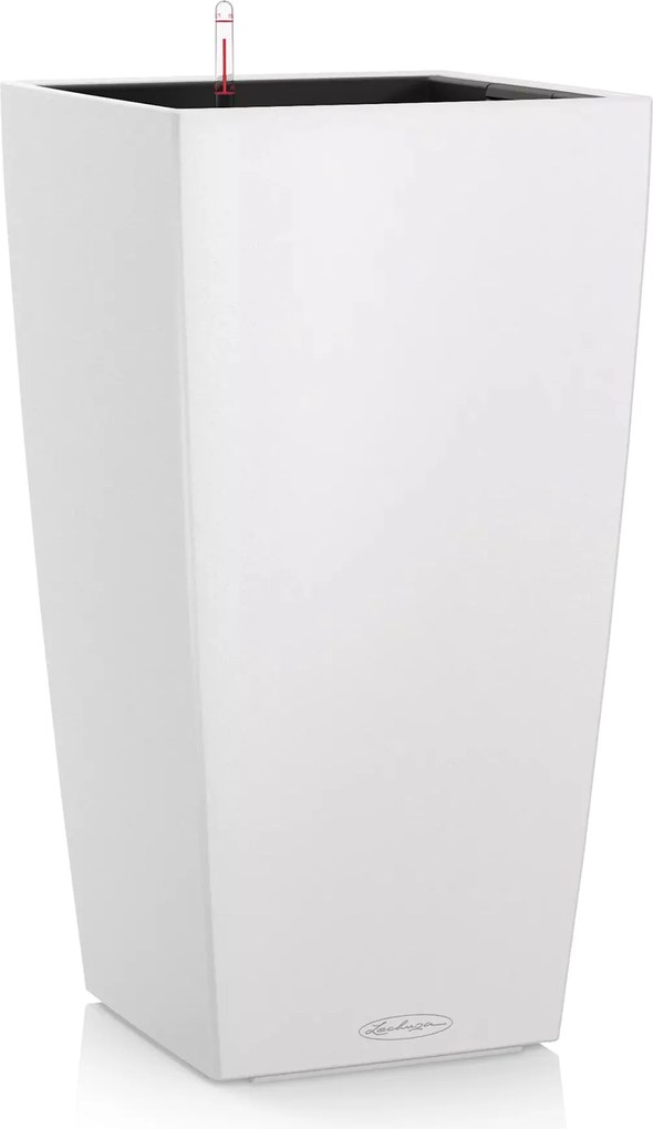 Virágtartó Lechuza Cubico Color 40 önöntöző Fehér