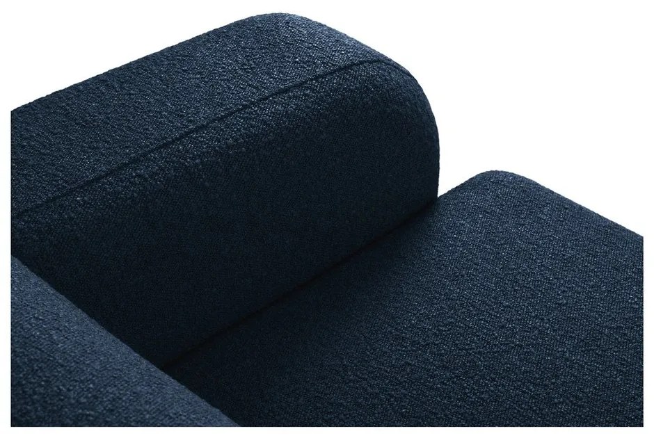 Sötétkék buklé kanapé 235 cm Molino – Micadoni Home