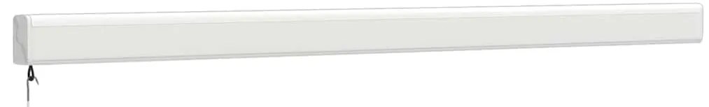 narancs-barna szövet és alumínium behúzható napellenző 3,5x2,5m